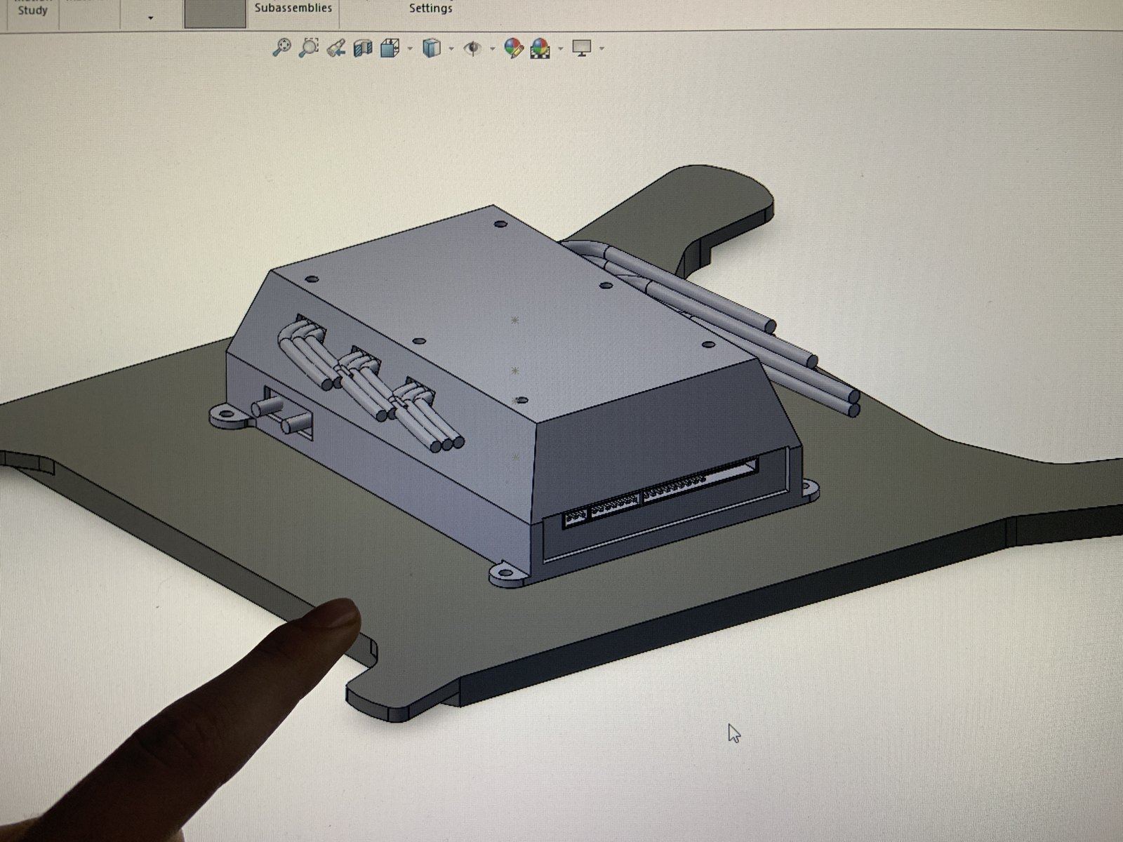 EduKartGO — ESC enclosure and harness routing