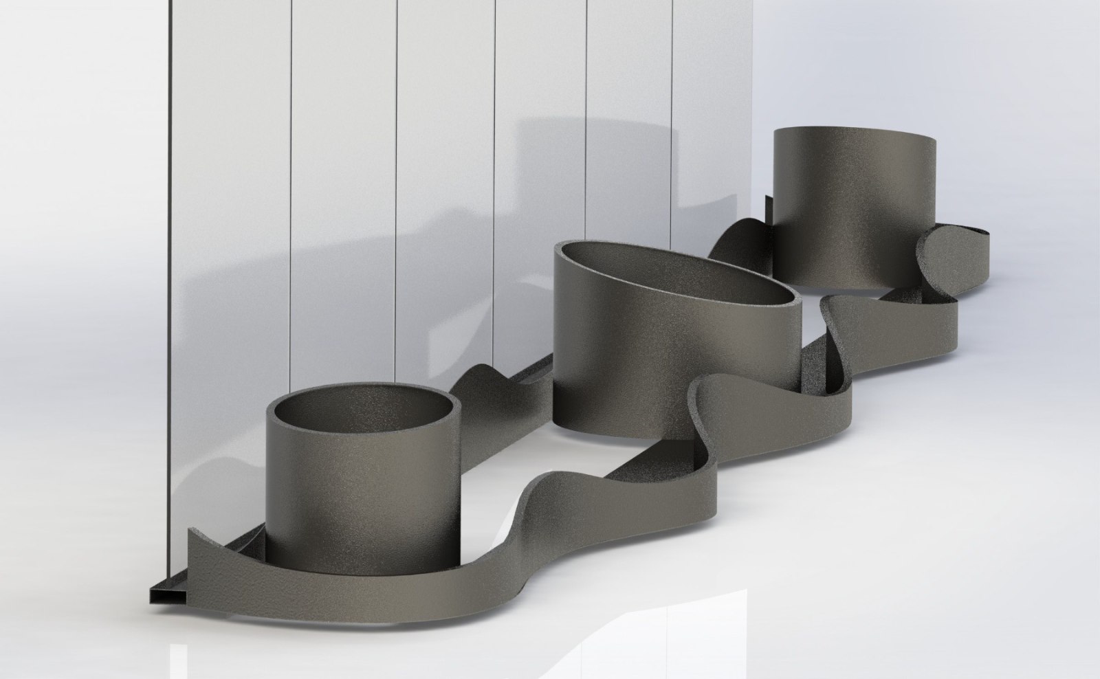 Lobby planters — CAD