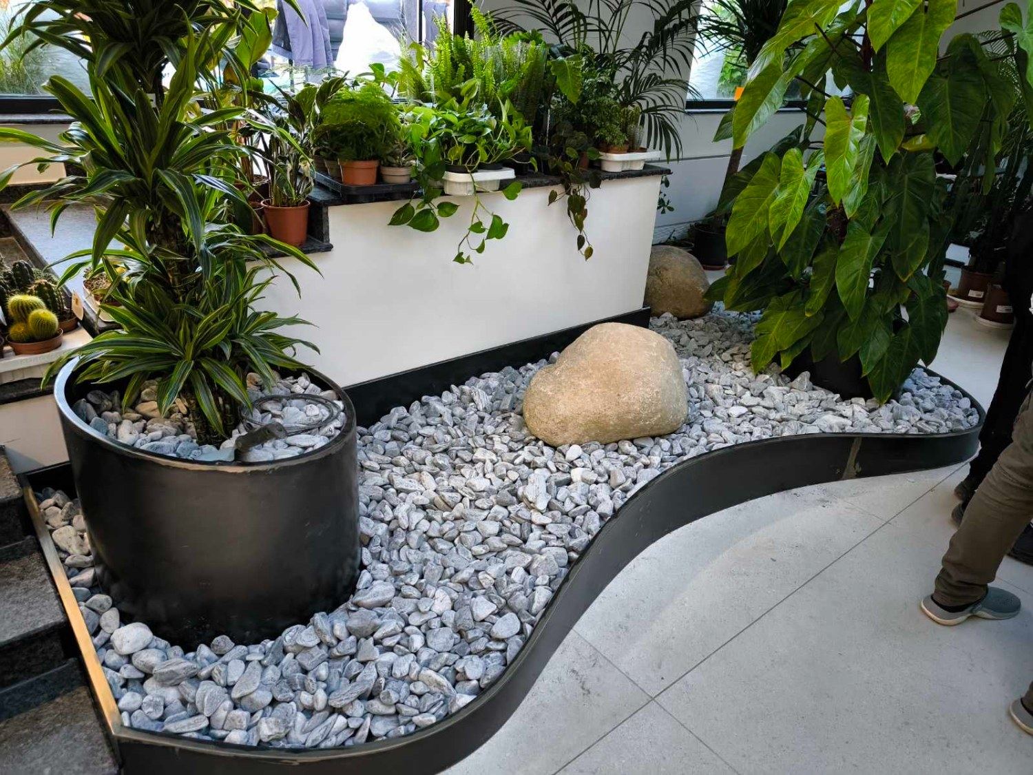 Planters installed